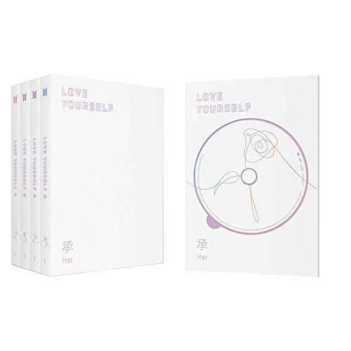 BTS LOVE YOURSELF Her 5th Mini Album [E Ver.] BANGTAN BOYS CD + Official Poster + Photo Book + Mini Book + Photo Card + Gift