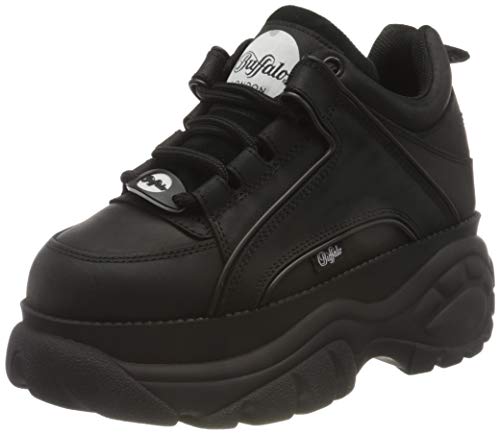 Buffalo London 1339-14 2.0 V, Zapatillas Mujer, Negro, 38 EU Buffalo London 1339-14 2.0 V, Zapatillas Mujer, Negro, 38 EU