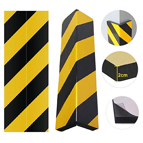 BUZIFU 2pcs Protección para Parachoques,Espuma para Golpes,Las Franjas Amarillas y Negras,Protectores para Esquinas de la Columna del Garaje,para Cualquier Persona Que Quiera Evitar el Temido Arañazo BUZIFU 2pcs Protección para Parachoques,Espuma para Golpes,Las Franjas Amarillas y Negras,Protectores para Esquinas de la Columna del Garaje,para Cualquier Persona Que Quiera Evitar el Temido Arañazo