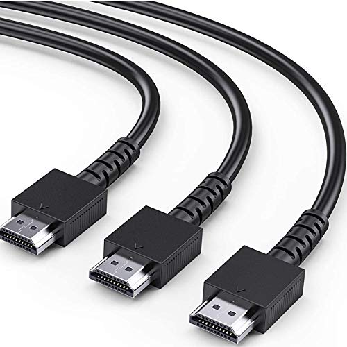 Cable HDMI De Alta Velocidad 1080P@60HZ, Paquete De 3 (1M y 2M y 3M), Snowkids Ultra High Speed HDMI 1.4 Soporte De Cable 3D 1080P HDCP 2.2 ARC Último Estándar Fire TV Compatible,LG, PS4,PC Cable HDMI De Alta Velocidad 1080P@60HZ, Paquete De 3 (1M y 2M y 3M), Snowkids Ultra High Speed HDMI 1.4 Soporte De Cable 3D 1080P HDCP 2.2 ARC Último Estándar Fire TV Compatible,LG, PS4,PC