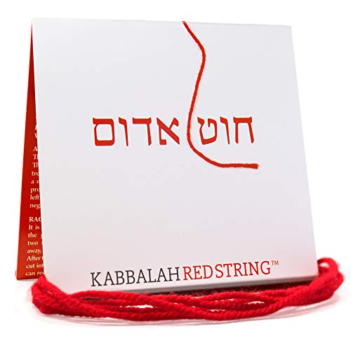 Cadena de Kabbalah ORIGINAL de Israel Paquete de brazalete de Kabbalah STRING ROJO - 150 CM Red String para hasta SIETE pulseras de protección contra los ojos malvados - ¡Instrucciones incluidas! Cadena de Kabbalah ORIGINAL de Israel Paquete de brazalete de Kabbalah STRING ROJO - 150 CM Red String para hasta SIETE pulseras de protección contra los ojos malvados - ¡Instrucciones incluidas!