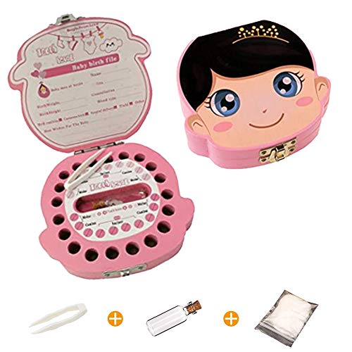 Caja Para Dientes,Caja Para Dientes de Leche Personalizada,Caja Para Guardar Dientes Para Niños y Niñas,Caja de Madera Para Guardar Dientes (Rosado) Caja Para Dientes,Caja Para Dientes de Leche Personalizada,Caja Para Guardar Dientes Para Niños y Niñas,Caja de Madera Para Guardar Dientes (Rosado)