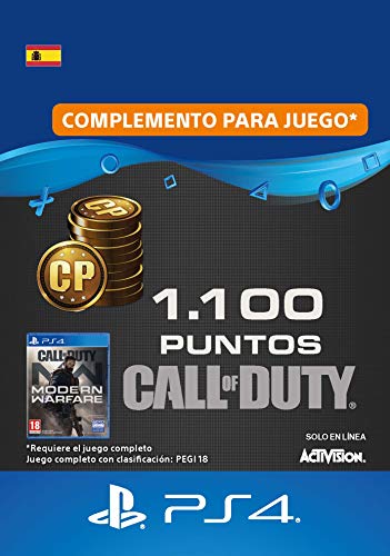 Call of Duty : Modern Warfare  1100 Points | Código de descarga PS4 - Cuenta española