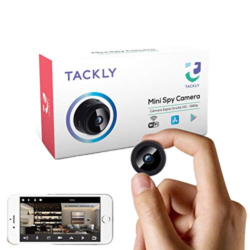 Cámara espía Oculta HD 1080p - Mini cámara espía WiFi para Ver en el móvil - Vigilancia camuflada con Sensor de Movimiento y visión Nocturna Cámara espía Oculta HD 1080p - Mini cámara espía WiFi para Ver en el móvil - Vigilancia camuflada con Sensor de Movimiento y visión Nocturna