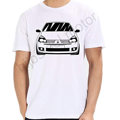 Camiseta Renault Clio Sport Fase 2 (Blanco, L)