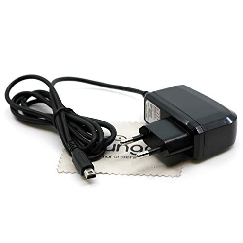 Cargador compatible con Nintendo 3DS, 3DS XL, DSi, DSi XL, 2DS/ 2DS XL cable de carga, cargador de red OTB con paño de limpieza de pantalla mungoo Cargador compatible con Nintendo 3DS, 3DS XL, DSi, DSi XL, 2DS/ 2DS XL cable de carga, cargador de red OTB con paño de limpieza de pantalla mungoo
