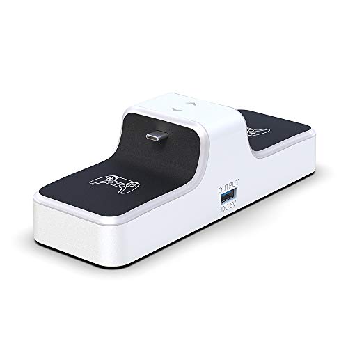 Cargador para mandos DualSense de Sony Playstation 5 - USB C - Indicador LED de carga completa - Base de carga para mandos de PS5 - Protección de cortocircuitos , voltaje y sobretensión. Cargador para mandos DualSense de Sony Playstation 5 - USB C - Indicador LED de carga completa - Base de carga para mandos de PS5 - Protección de cortocircuitos , voltaje y sobretensión.