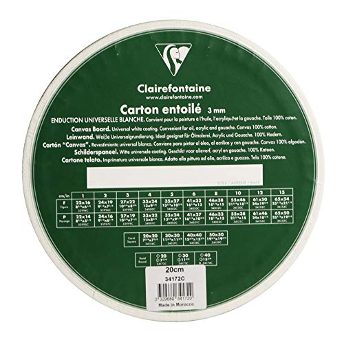 Carton a Peindre Rond Diametre 20cm Carton a Peindre Rond Diametre 20cm