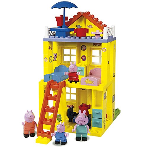 Casa de Peppa Pig de bloques de construcción (Simba 6063439) Casa de Peppa Pig de bloques de construcción (Simba 6063439)