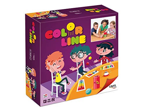 Cayro - Color Line - Juego de acción y rapidez - Juego de Mesa - Desarrollo de Habilidades manuales y visión Espacial - Juego de Mesa (332) Cayro - Color Line - Juego de acción y rapidez - Juego de Mesa - Desarrollo de Habilidades manuales y visión Espacial - Juego de Mesa (332)