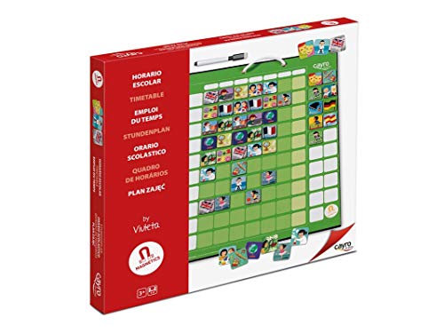 Cayro - Horario Escolar Pared planificador - Horario Escolar - Planificador de Pared - Desarrollo de Habilidades organizativas y autonomía - Planificador para niños (884) Cayro - Horario Escolar Pared planificador - Horario Escolar - Planificador de Pared - Desarrollo de Habilidades organizativas y autonomía - Planificador para niños (884)
