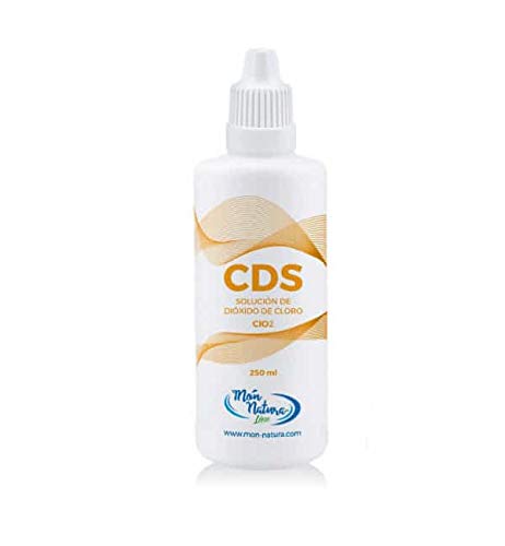 CDS, Solución de Dióxido de Cloro 250 ml (PE). Recién fabricado. Para desinfección de Agua Món Natura Line
