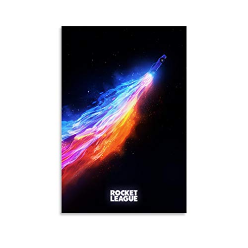 chenyun Póster decorativo de la liga de cohetes de Game Rocket League, lienzo para pared chenyun Póster decorativo de la liga de cohetes de Game Rocket League, lienzo para pared