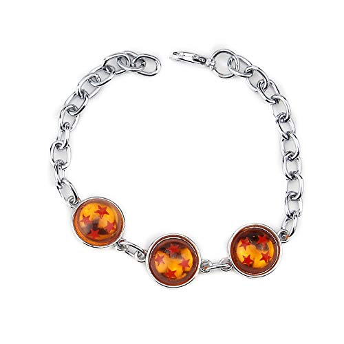 Clásico Japonés Anime Dragon Ball Z Estrella Bola De Cristal Pulsera PVC Figura Juguetes Dragon Bola Z Cadena Brazalete para Mujer Gran Regalo Clásico Japonés Anime Dragon Ball Z Estrella Bola De Cristal Pulsera PVC Figura Juguetes Dragon Bola Z Cadena Brazalete para Mujer Gran Regalo