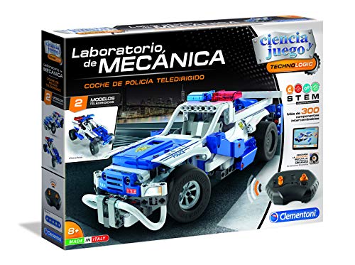 Clementoni - Ciencia y Juego Laboratorio de Mecánica - Coche de Policía Teledirigido (55333) Clementoni - Ciencia y Juego Laboratorio de Mecánica - Coche de Policía Teledirigido (55333)