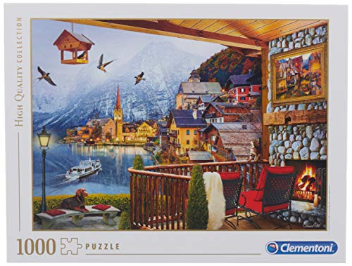 Clementoni- Puzzle 1000 Piezas Hallstatt, Multicolor (39481.4)