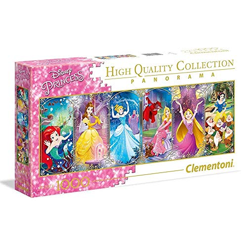 Clementoni- Puzzle 1000 Piezas Panorama Princess (39444.9)