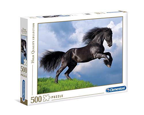 Clementoni- Puzzle 500 Piezas Caballo Negro (35071.1) Clementoni- Puzzle 500 Piezas Caballo Negro (35071.1)