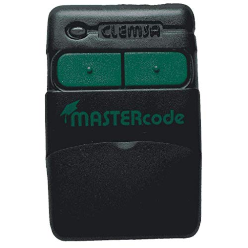 CLEMSA MASTERCODE MV12 Mando Garaje 433,92Mhz Código Fijo Pestañas Nuevo Modelo Capaz De Copiar Código De Instalador