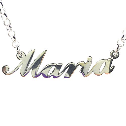 Collar con Nombre DE Plata DE Ley 925/1000 - MASBARATA.ES Collar con Nombre DE Plata DE Ley 925/1000 - MASBARATA.ES
