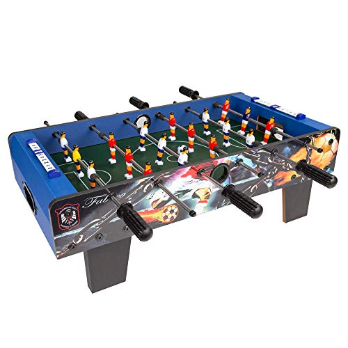 COLORBABY - Futbolín madera, azul, mesa cbgames COLORBABY - Futbolín madera, azul, mesa cbgames