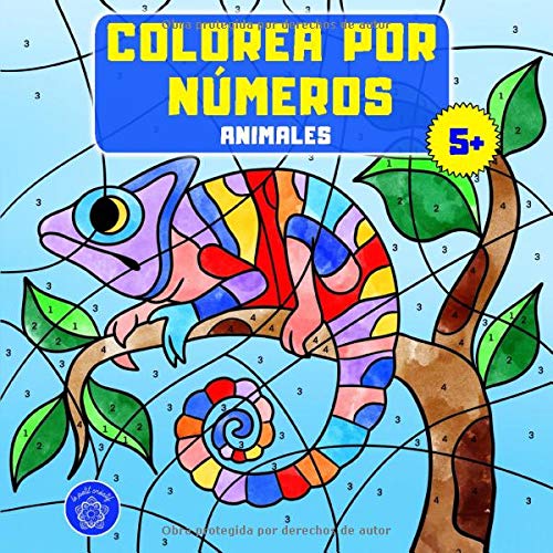 Colorea por números: Libro de colorear animales para niños a partir de 5 años + bono: mandalas de animales (colorear niños 5 años) Colorea por números: Libro de colorear animales para niños a partir de 5 años + bono: mandalas de animales (colorear niños 5 años)