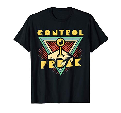 Control Freak - 80s Video Game Arcade Gamer Camiseta