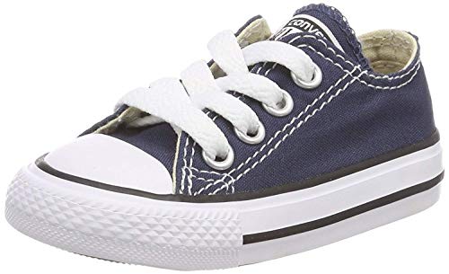 Converse All Star OX 7J237 - Zapatillas de tela para Niños, Azul (Marine), 25 EU