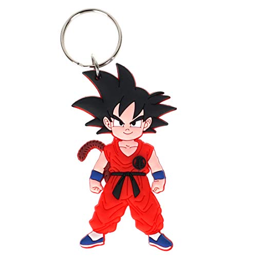 CoolChange Llavero de Dragon B con Figura en PVC de Son Goku