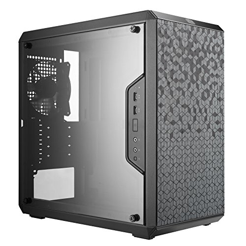 Cooler Master MasterBox Q300L – Caja de Ordenador Mini Torre mATX con Vista Total Panel Lateral, Cableado Ordenado y Múltiples Opciones Enfriamiento