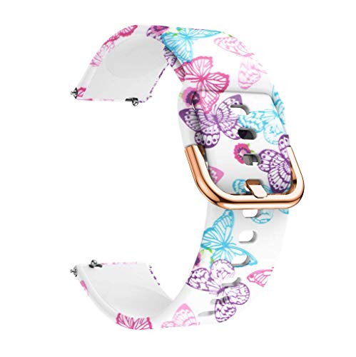 Correas para Relojes, Hanyixue Compatible con Samsung Galaxy Watch 42mm/Active 40mm, Pulsera de Repuesto Correa de Silicona para Hombres, Mujeres (C) Correas para Relojes, Hanyixue Compatible con Samsung Galaxy Watch 42mm/Active 40mm, Pulsera de Repuesto Correa de Silicona para Hombres, Mujeres (C)