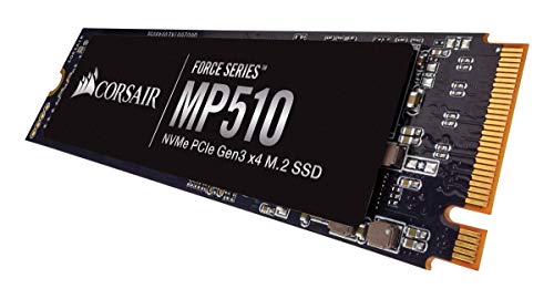 Corsair Force MP510 - Unidad de Estado sólido, SSD de 240 GB, NVMe PCIe 3 x4 M.2-SSD, Velocidad de Lectura hasta 3.480 MB/s
