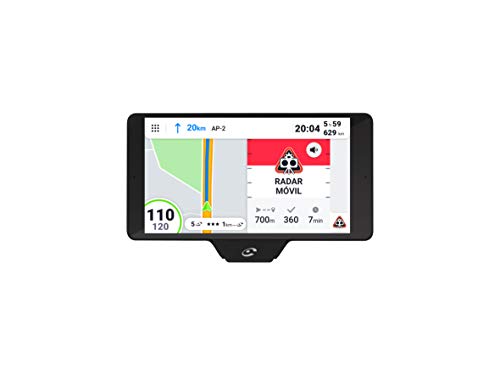 Coyote - Coyote Nav+ - Asistente de Conducción - GPS con mapas 3D - Alertas de Radar - Pantalla táctil - Límites de Velocidad, incidencias de la Carretera y tráfico - Bluetooth