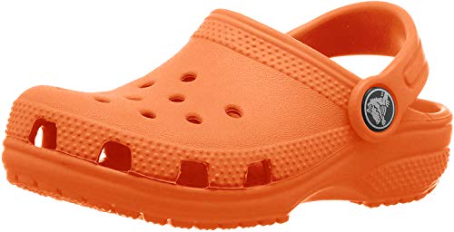 Crocs Classic Clog K, Zuecos Unisex Niños, Tangerine, 28/29 EU