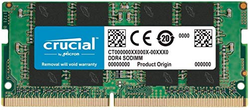 Crucial RAM CT16G4SFRA266 16 GB DDR4 2666 MHz CL19 Memoria Portátil Crucial RAM CT16G4SFRA266 16 GB DDR4 2666 MHz CL19 Memoria Portátil