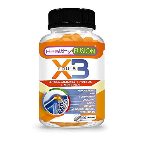 Cúrcuma con glucosamina, condroitina y colágeno | Elimina el dolor en músculos, articulaciones y huesos | Potente antiinflamatorio con acción analgésica | Repara las articulaciones | 90 cápsulas Cúrcuma con glucosamina, condroitina y colágeno | Elimina el dolor en músculos, articulaciones y huesos | Potente antiinflamatorio con acción analgésica | Repara las articulaciones | 90 cápsulas
