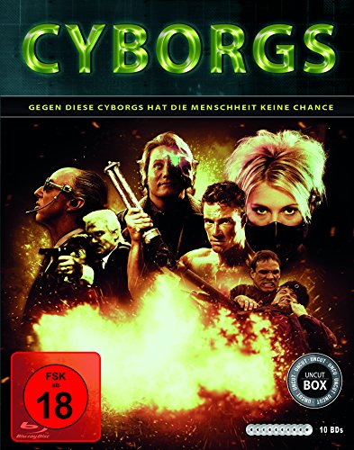 Cyborgs (10er-Schuber: Nemesis 1-4, Hologram Man, The Demolitionist, American Cyborg, Slinger (Cyborg), Die Klasse von 1999, Prototype X29A) [Alemania] [Blu-ray]