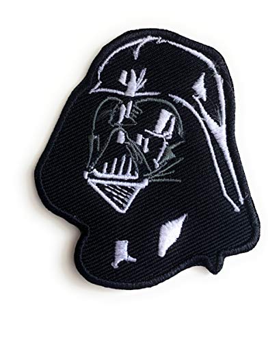 Darth Vader Star Wars - Parche bordado para planchar o coser Darth Vader Star Wars - Parche bordado para planchar o coser