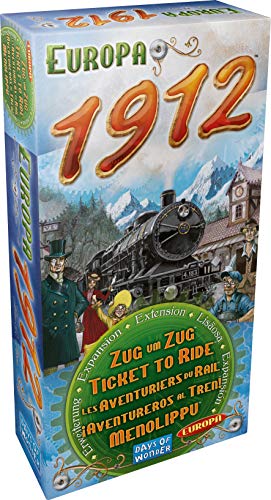 Days of Wonder- Aventureros Al Tren-Europa, Multicolor (720111) Days of Wonder- Aventureros Al Tren-Europa, Multicolor (720111)
