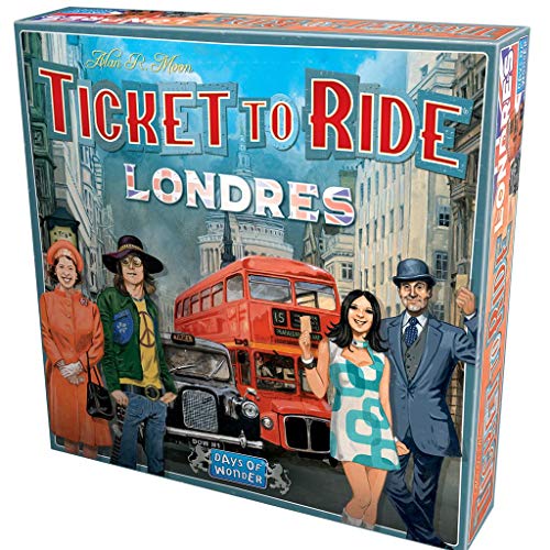 Days of Wonder-¡Aventureros al Tren Londres ES/PT, Color (DW722461ML)