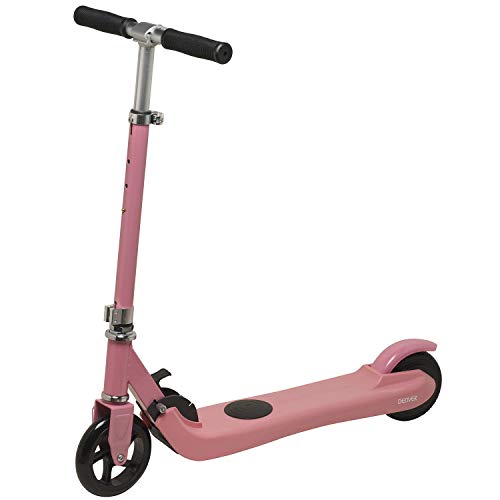 Denver SCK-5300 Pink Kickscooter para Niños con Motor Eléctrico, 100 W, Rosado