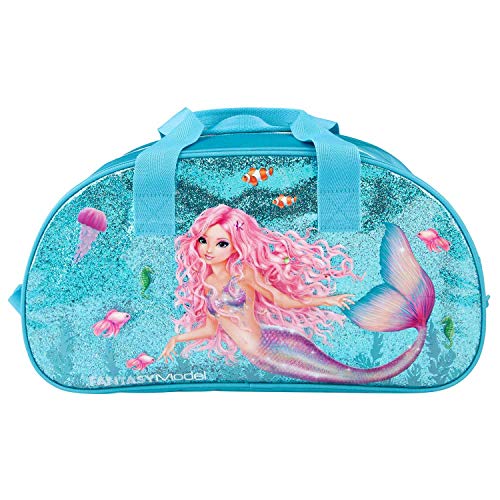 Depesche- Bolsa de Deporte, Fantasy Model Mermaid, Azul, Aprox. 43 x 15 x 23 cm. (11048)