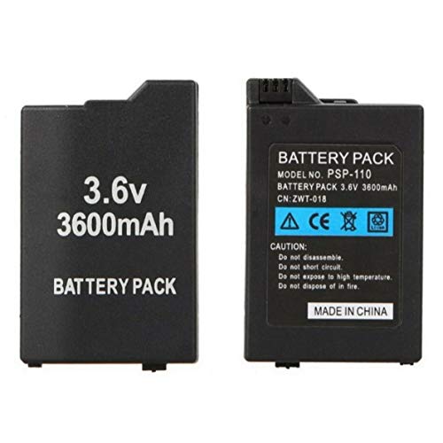 Desconocido Bateria para Sony PSP 2000 2001 2003 2004 200X / 3000 3001 3002 3003 3004 300X Slim 3600mAh 3.6V Modelo PSP-S360 Desconocido Bateria para Sony PSP 2000 2001 2003 2004 200X / 3000 3001 3002 3003 3004 300X Slim 3600mAh 3.6V Modelo PSP-S360