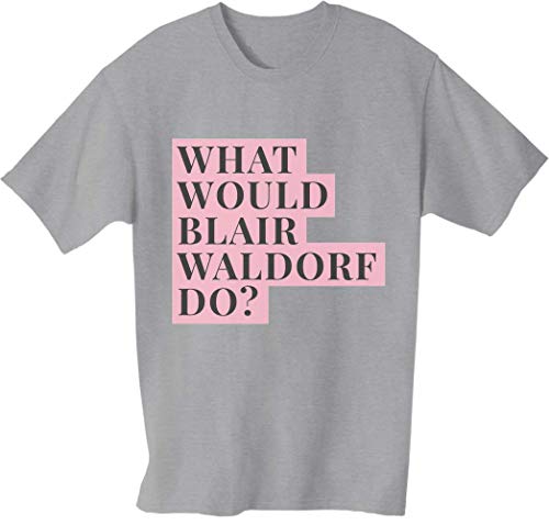 Desconocido What Would Blair Waldorf Do Camiseta para Hombre Small