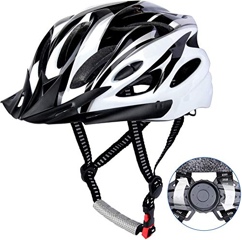 DesignSter Casco Bicicleta Unisex Adulto Unisexo Ajustable 57-63 cm con Visera y Forro Desmontable Especializado para Ciclismo de Montaña Motocicleta