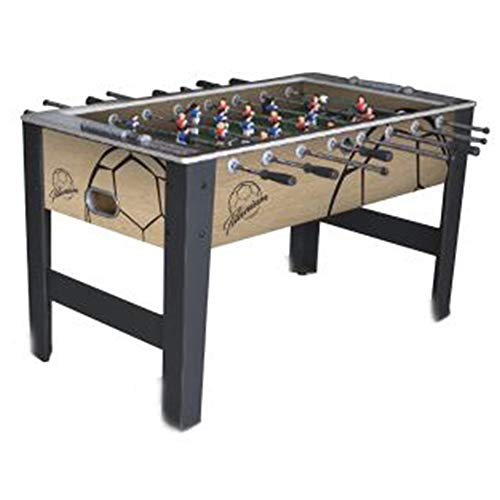 Devessport - Futbolín Titanium con Jugadores piernas Cerradas - Gran tamaño - Barras de Metal - Mango de plástico - Medidas: 142 x 74 x 89 cm - con Retorno de Bolas