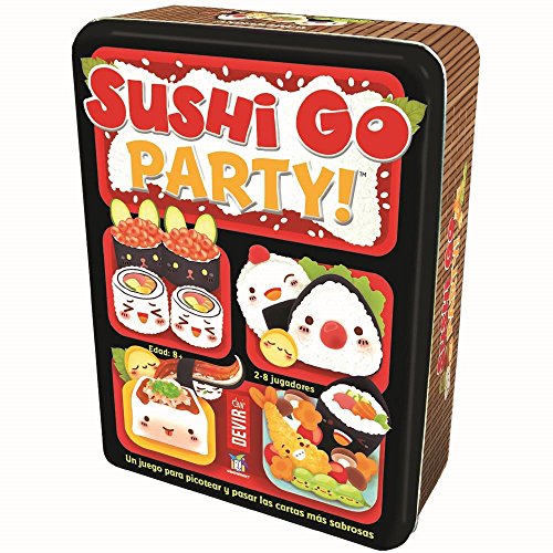 Devir - Sushi Go Party: edición en Castellano, juego de mesa (BGSGPARTY) Devir - Sushi Go Party: edición en Castellano, juego de mesa (BGSGPARTY)
