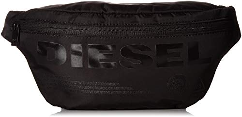 DIESEL ShoesSusegana F-suseHombreCarterasNegro (Black/Black Print) 8x18x34 Centimeters (W x H x L)