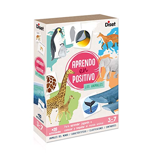 Diset - Aprendo en positivo Los Animales, Juego educativo a partir de 3 años Diset - Aprendo en positivo Los Animales, Juego educativo a partir de 3 años