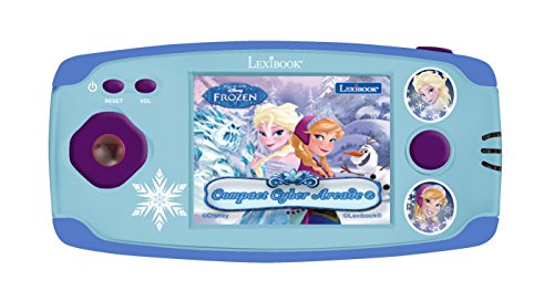 Disney Frozen JL2365FZ Consola Cyber Arcade, 150 Juegos (Lexibook